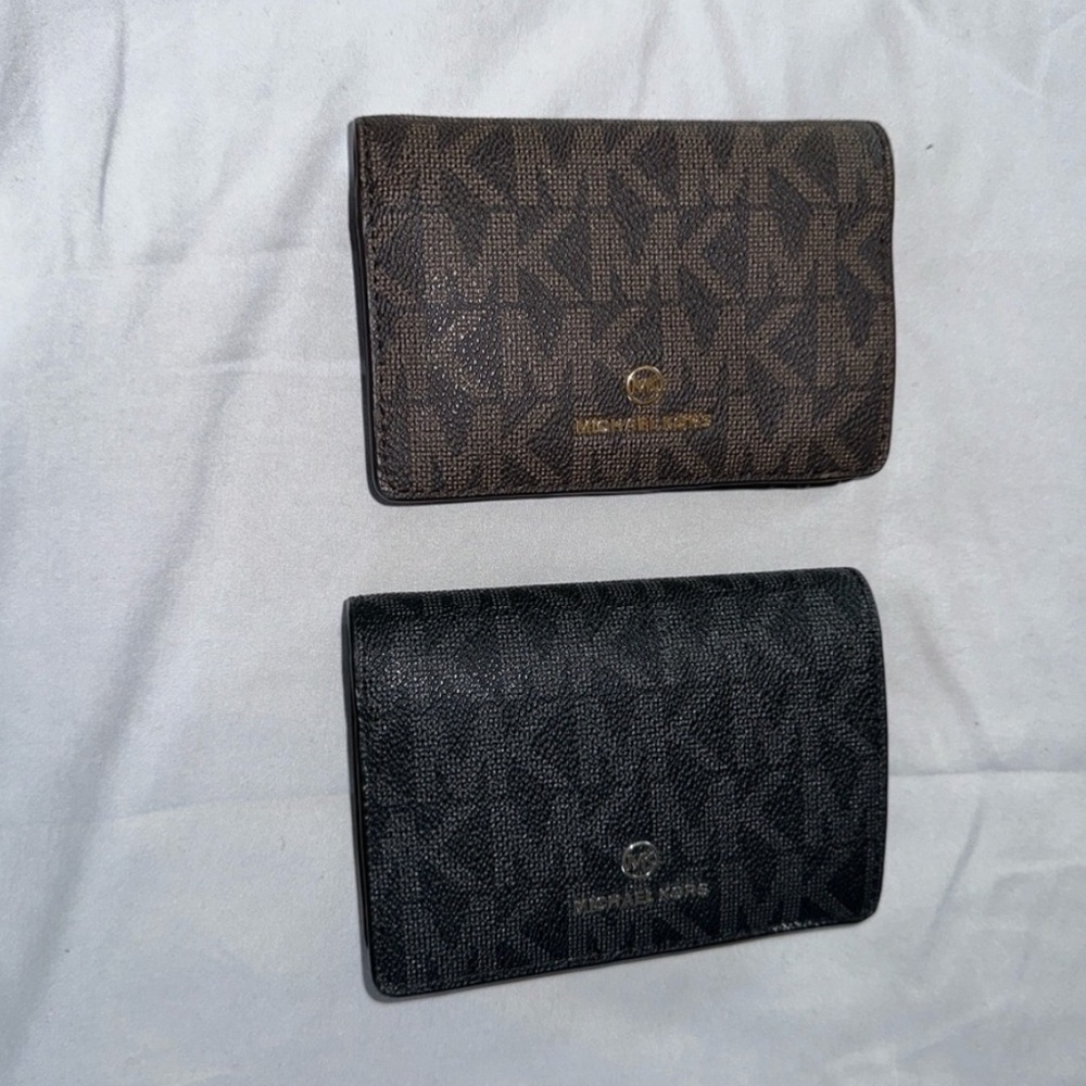 Michael Kors Brown Patterned Wallet